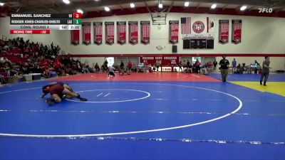 174 lbs Cons. Round 2 - Emmanuel Sanchez, Victor Valley College vs Rodger Jones-Charles-Shelto, Lassen
