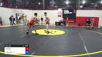 97 kg Consi Of 8 #1 - Ibrahim Ameer, Prtc vs Christopher Murphy, West Point Wrestling Club