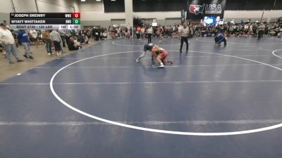 132 lbs Champ. Rd Of 128 - Wyatt Whittaker, Bobcat Wrestling Club vs Joseph Drewry, Wave Wrestling Club