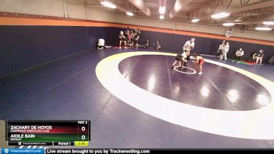 75-79 lbs Round 3 - Zachary De Hoyos, Champions Wrestling Club vs Axxle Bain, Defiant