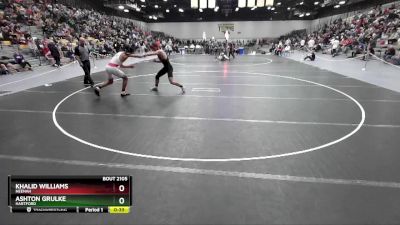 215 lbs Cons. Round 6 - Khalid Williams, Neenah vs Ashton Grulke, Hartford