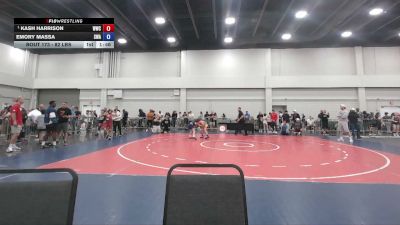 82 lbs 1st Place Match - Kash Harrison, Wave Wrestling Club vs Emory Massa, Slate Wrestling Academy