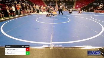 65 lbs Rr Rnd 2 - Gabriel Shuemake, Poteau Youth Wrestling Academy vs Mace `The Mauler` Wait, Terminator Wrestling Academy