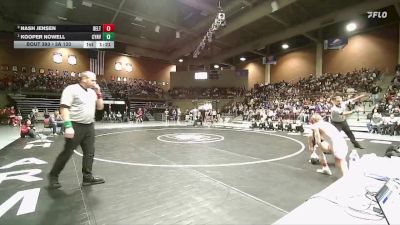 3A 120 lbs 1st Place Match - Kooper Nowell, Canyon View vs Nash Jensen, Delta