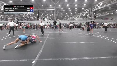 118 lbs Round 1 (6 Team) - Kimberly Olaeta, Venom Girls WC vs Joey Cappa, PA West White