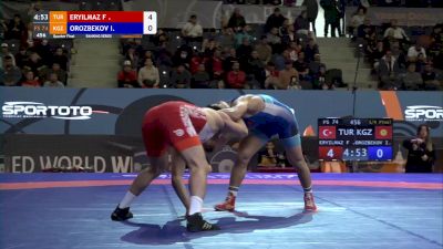 74 kg Quarterfinal - Fazli Eryilmaz, TUR vs Islambek Orozbekov, KGZ