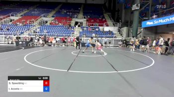 132 lbs Rnd Of 64 - Sammy Spaulding, New Jersey vs Israel Acosta, Washington