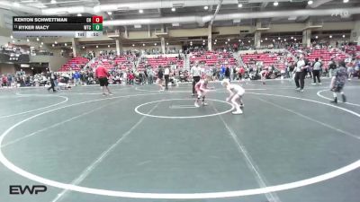 58 lbs Cons. Round 5 - Kenton Schwettman, Colorado Hammers vs Ryker Macy, WTC