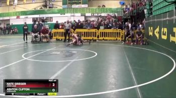 126 lbs Champ. Round 1 - Nate Grieger, AVON LAKE vs Ashton Clifton, VERMILION