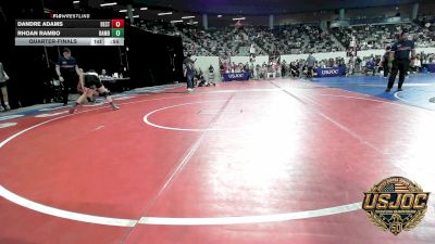 98 lbs Quarterfinal - Dandre Adams, Best Trained vs Rhoan Rambo, Rambo Wrestling