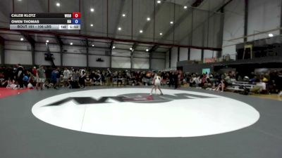 106 lbs Cons. Rd Of 16 - Caleb Klotz, West Grand vs Owen Thomas, Interior Grappling Academy