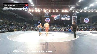 132 lbs Champ. Rd Of 64 - Case Gustafson, Florida vs Brock Nice, Maine