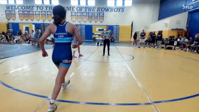 115 lbs Round 2 (6 Team) - Isabela Barrera, SOWA vs Disney Diaz, Attack WC