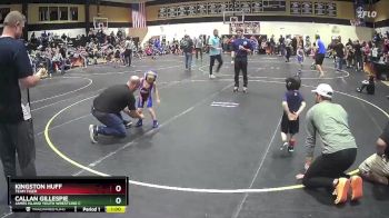 38 lbs Cons. Round 3 - Callan Gillespie, James Island Youth Wrestling C vs Kingston Huff, Team Tiger