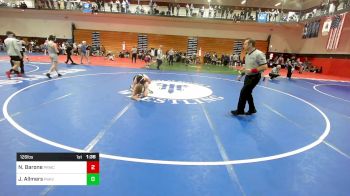 126 lbs Consi Of 8 #1 - Nick Barone, Paramus Catholic vs John Allmers, Pascack Valley