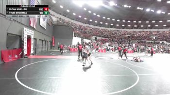 118 lbs Champ. Round 2 - Sloan Mueller, Mollitium Wrestling Club vs Kylie Stichman, Waupaca