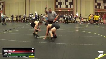 145 lbs Round 5 (6 Team) - Jon Fox, Town WC vs Chris Fojon, Olympic Gold