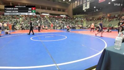 103 lbs Cons. Round 2 - Charlie Gaba, Mighty Bluebirds Wrestling vs Henry Sitton, Honey Badger Wrestling Club