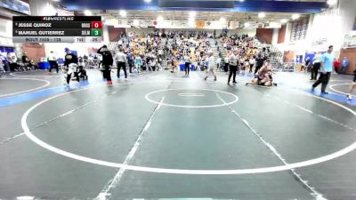 126 lbs Cons. Round 7 - Manuel Gutierrez, Selma vs Jesse Quiroz, Eleanor Roosevelt