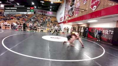 165 lbs Quarterfinal - Andrew Entel, Natrona County vs Cael Hoopes, Star Valley
