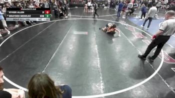 126 lbs Champ. Round 3 - Ryker Allen, Post Falls vs Brayden Medelez, Hermiston