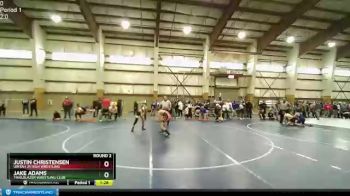 108 lbs Round 2 - Justin Christensen, Uintah Jr High Wrestling vs Jake Adams, Trailblazer Wrestling Club