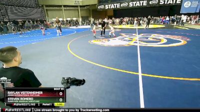 38-40 lbs Quarterfinal - Raylan Veitenheimer, Askeo International Mat Club vs Steven Romero, Sunnyside Ironman Wrestling