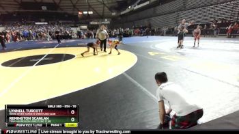 70 lbs Champ. Round 1 - Lynnell Turcott, White River Hornets Wrestling Club vs Remington Scanlan, Team Aggression Wrestling Club