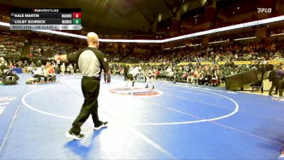 106 Class 2 lbs Cons. Semi - Colby Schreck, Mid-Buchanan vs Kale Martin, Oak Grove