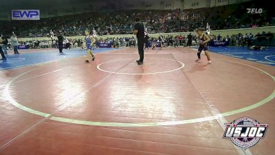 70 lbs Round Of 16 - Boone Jolley-Rowe, Chickasha Youth Wrestling vs Snyder Kurtz, SlyFox Wrestling Academy