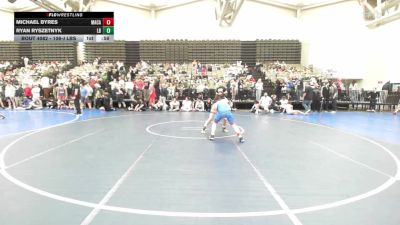 106-J lbs Consi Of 8 #2 - Michael Byres, MacArthur vs Ryan Ryszetnyk, Long Beach