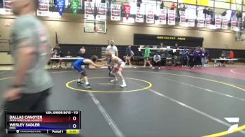 113 lbs Semifinal - Dallas Canoyer, Moen Wrestling Academy vs Wesley Sadler, Iowa