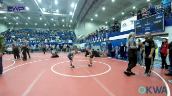 66 lbs Consolation - Hudson Burdick, Perry Wrestling Academy vs Sawyer McDaniel, Newcastle Youth Wrestling