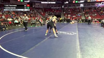 2A-175 lbs Cons. Round 3 - Easton Beyer, Clarion-Goldfield-Dows vs Cael Troutman, Independence