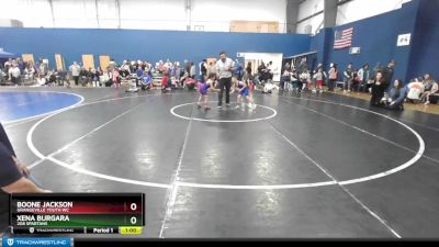 56-59 lbs Round 1 - Annaliyah Ramirez, Fighting Squirrels vs Ryan Grant, Treasure Valley Wrestling Club