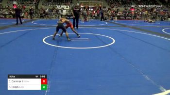 85 lbs Semifinal - Daniel Cormier II, Daniel Cormier Wrestling vs Hudson Hicks, Sallisaw TC