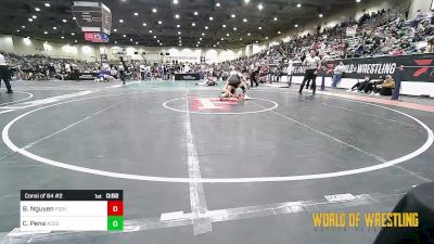 125 lbs Consi Of 64 #2 - Brenden Nguyen, Fighting Squirrels vs Christopher Pena, Upper Valley Aces