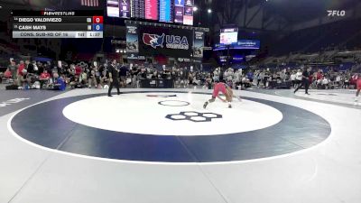 144 lbs Cons. Sub-rd Of 16 - Diego Valdiviezo, CA vs Cash Mays, IN