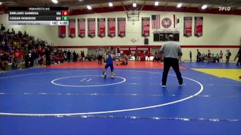 125 lbs Cons. Round 1 - Logan Robison, Menlo NWCA vs Emilano Gamboa, Unattached