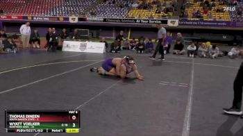 197 lbs Placement Matches (16 Team) - Wyatt Voelker, Northern Iowa vs Thomas Dineen, South Dakota State