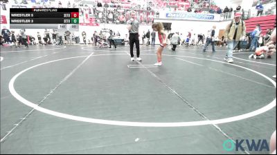 55 lbs Rr Rnd 2 - Addilynn Quintero, Redskins Wrestling Club vs Axil Williams, Harrah Little League Wrestling