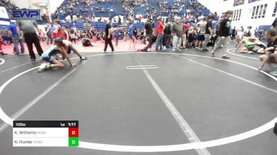 112 lbs Quarterfinal - Ka`imikai Williams, Moore JH vs Kameron Hunter, Division Bell Wrestling