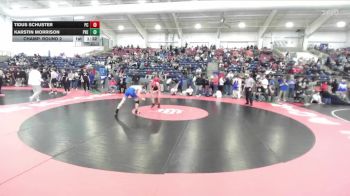 120 lbs Champ. Round 2 - Karstin Morrison, Preston vs Tidus Schuster, Park City