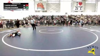 57 lbs Cons. Round 3 - William Steadman, Franklinville Wrestling Club vs Carter Sarcone, B2 Wrestling Academy