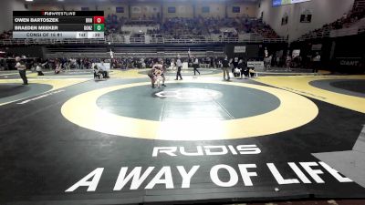 126 lbs Consi Of 16 #1 - Owen Bartoszek, Brunswick School vs Braeden Meeker, Gonzaga