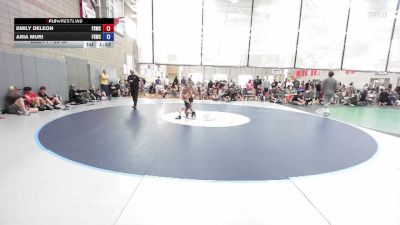 55-58 lbs Round 1 - Emily DeLeon, Fighting Squirrels Wrestling Club vs Aria Muri, Fighting Squirrels Wrestling Club