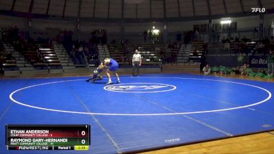 197 lbs Finals (2 Team) - Raymond Gary-Hernandez, Pratt Community College vs Ethan Anderson, Colby Community College