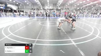 119 lbs Rr Rnd 3 - Taso Kiprislis, Grit Mat Club Red vs Samson Dobbs, MF Purge