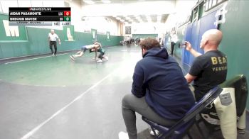 120 lbs Champ. Round 1 - Aidan Pasamonte, La Costa Canyon vs Breckin Moyer, Del Norte (San Diego)