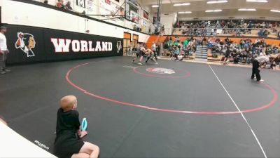 138 lbs Semifinal - Bryton Grant, Cody Middle School vs JJ Haney, Powell Middle School